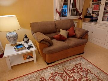 Divano 2 posti bicolore in microfibra - Ottime con