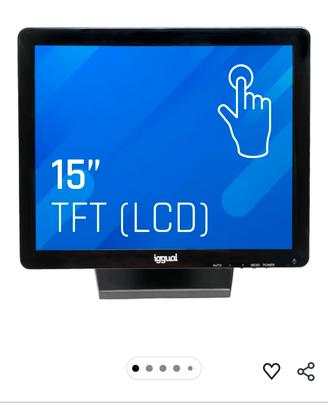 monitor 15 pollici touch iggual IGG315750