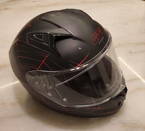 Casco GIVI Integrale Nero/Rosso - Tg. S  opaco
