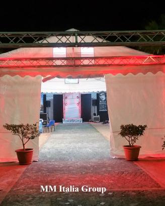 Tendoni per Eventi Professionali 8 x 20 x 3/4,4 mt
