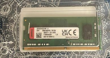 RAM 8 GIGA KINGSTOM PER QNAP