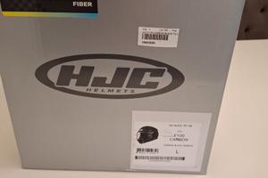 Casco hjc f100 carbon black taglia L