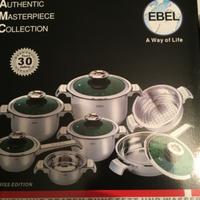 Batteria di pentole Ebel acciaio inox nuove