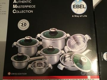 Batteria di pentole Ebel acciaio inox nuove
