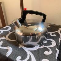 Bollitore da tè acciaio vintage teiera