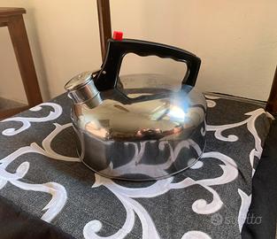 Bollitore da tè acciaio vintage teiera