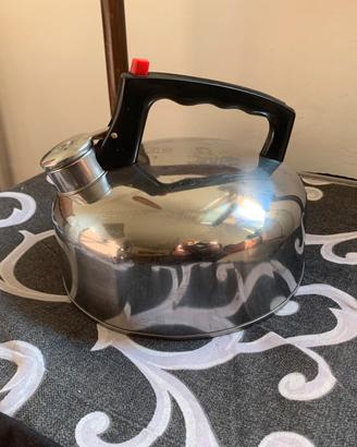 Bollitore da tè acciaio vintage teiera