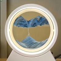 Sabbia montagna in verro led decorazione