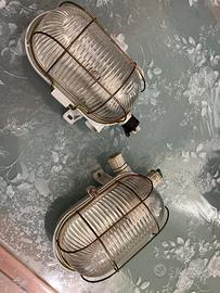 12 lampada da esterno con lampadina interna