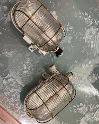 4 lampada da esterno con lampadina interna