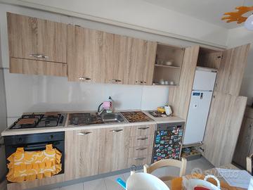 Cucina, soggiorno, camera da letto