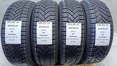 4 GOMME 195 60 15 MICHELIN INV RIF4206