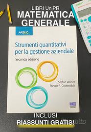 libro MATEMATICA Unipr + RIASSUNTI GRATIS