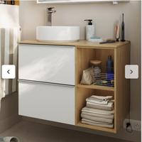 Mobile da bagno sospeso sotto lavabo Sensea