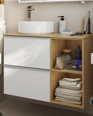 Mobile da bagno sospeso sotto lavabo Sensea