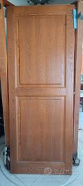 porta massello castagno spazzolato 80 x 210