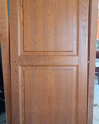 porta massello castagno spazzolato 80 x 210
