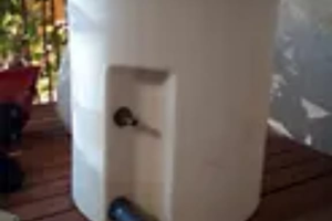 Contenitore stagno per bombole gas per Barca