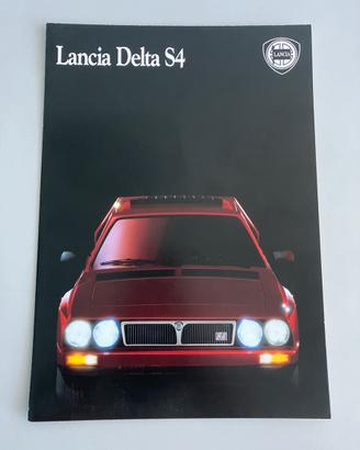 Brochure Lancia Delta S4 - RARA