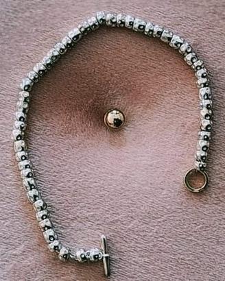 Dodo bracciale granelli argento oro