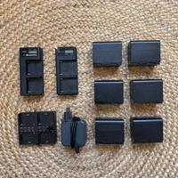 Batterie NP-F970 + caricatore rapido + plate