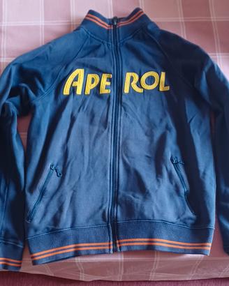 RARA FELPA MAGLIA VINTAGE APEROL ANNI 70 TAGLIA L