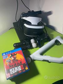 Ps4 + Vr + Controller Move + AIM fucile + giochi
