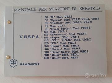 Manuale per Stazioni di Servizio Vespa Piaggio