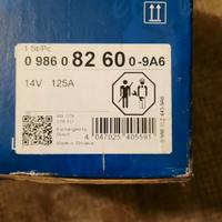 NUOVO Alternatore 0 986 082 600 per 1.5DCI