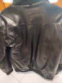 giacca in simil pelle 