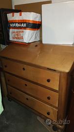 cassettiera con ribalta