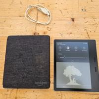 Kindle Oasis + cover e cavo
