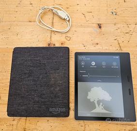 Kindle Oasis + cover e cavo