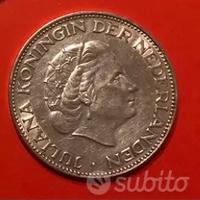 2-1/2 Gulden Argento Nederland 1961