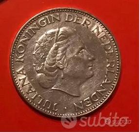 2-1/2 Gulden Argento Nederland 1961