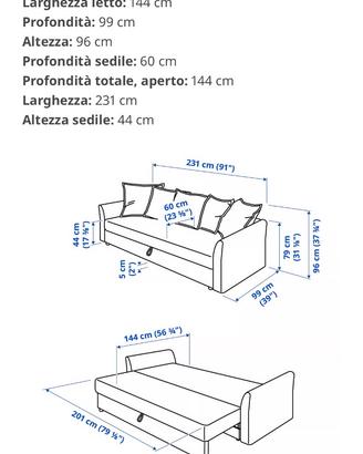 Divano letto Holmsund Ikea