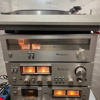 Impianto stereo Mitsubishi completo Vintage Hi-Fi
