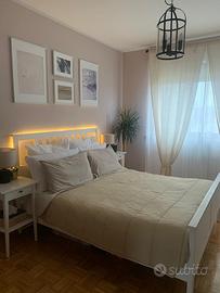 Struttura letto Hemnes + materasso Morgedal Ikea