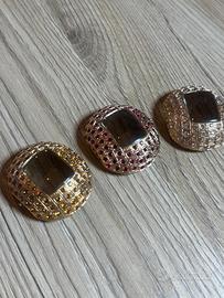 3 Casse per Orologi Incastonate di Brillantini