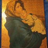 quadro vintage su legno 