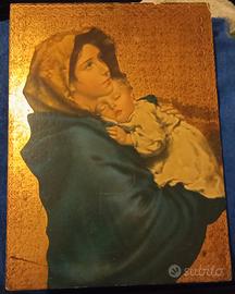 quadro vintage su legno 