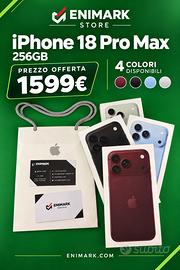iPhone 18 Pro Max 256GB Sigillato