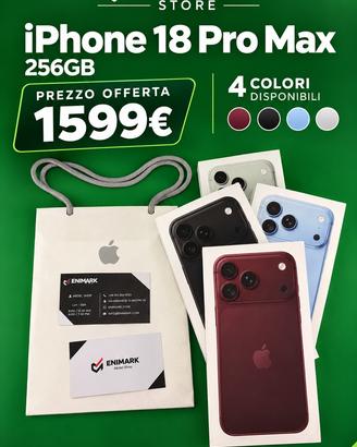 iPhone 18 Pro Max 256GB Sigillato