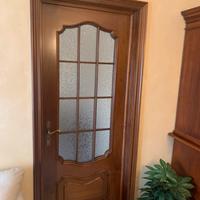 Porte interne in legno noce