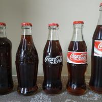 5 Bottiglie Coca Cola da Collezione ♣♣♣