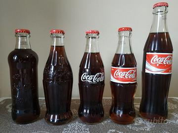 5 Bottiglie Coca Cola da Collezione ♣♣♣
