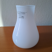 Vasetto vetro bianco Ikea Pia Amsell Svezia