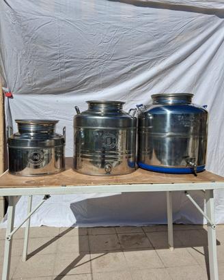 Taniche acciaio inox leggere bene