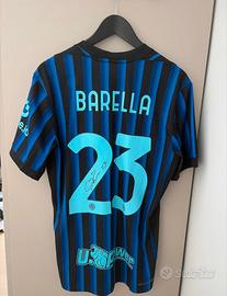 Authentic Inter Milan 25/26 Nicolo Barella signed