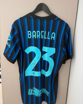 Authentic Inter Milan 25/26 Nicolo Barella signed